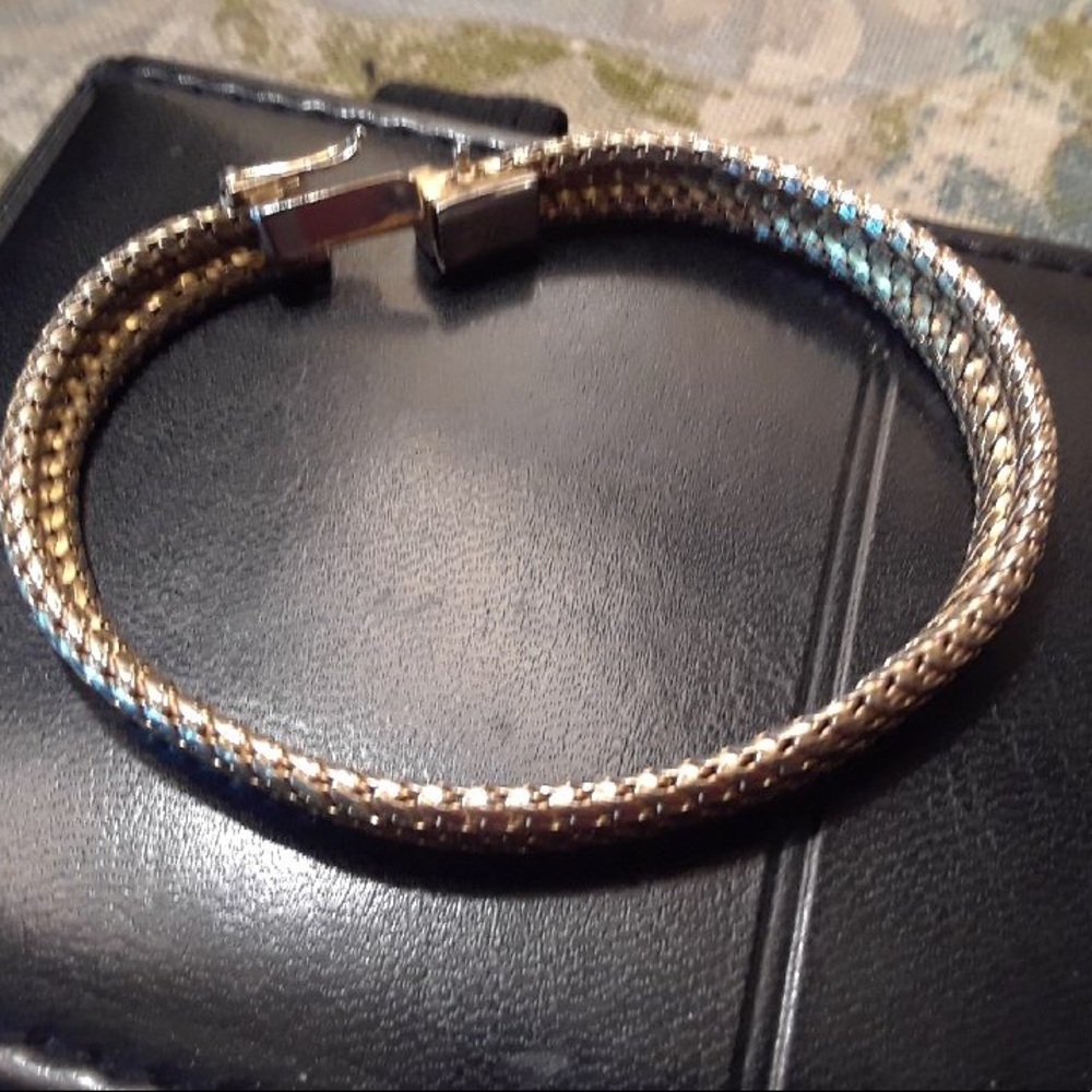 Gold tone hinge Vintage 1967, Germany, bracelet